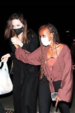 Zahara Jolie-Pitt, 16, Rocks Long Braids at Concert with Mom Angelina Jolie — Photos
