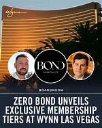 Zero Bond Partners with the Wynn Las Vegas – Hollywood Life